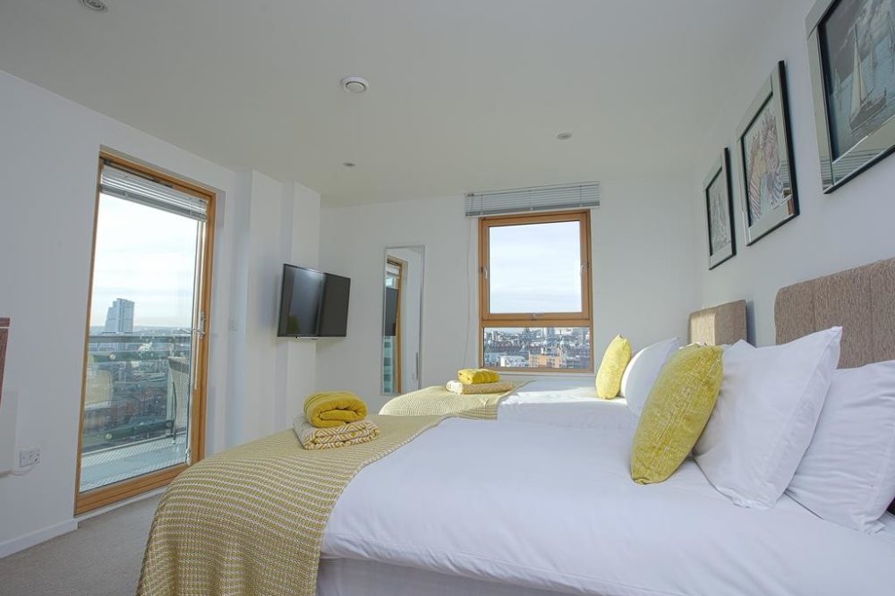 serviced apartments bedroom